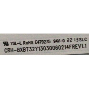 KIT DE LED'S PARA TV HISENSE ( 2 PZ ) / NUMERO DE PARTE CRH-BXBT32Y13030060214FREV1.0 / JHD315Y1H01-TXL1+2021020101+SVH320F52 / MODELO 32A4H